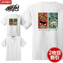 送料無料 EYEDY アイディー TWO FACE ハワイの神様 ティキ ショートスリーブTシャツ 大きいサイズ メンズ 半袖 tシャツ ブランド おしゃれ ストリート 綿 コットン スケート XL XXL XXXL 3l ホワイト 白 デザイン プリント かっこいい 人気 安い アメカジ アウトドア