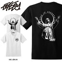 EYEDY アイディー SIE JESUS ショートスリーブTシャツ 大きいサイズ WHTIE BLACK ホワイト ブラック ビッグシルエット 半袖 プリント かっこいい おしゃれ 人気 安い ブランド ビッグサイズ チカーノ 夕暮れ ストリート系 アメカジ 通勤 通学