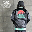 HEADGEAR CLASSICS ヘッドギア クラシック ア トライブ コールド クエスト（A Tribe Called Quest） サテンジャケット アウター 大きいサイズ おしゃれ かっこいい メンズ ストリート アメカジ HIPHOP ヒップホップ スタジアムジャケット スタジャン 人気 ユニセックス