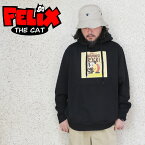 Felix the Cat フィリックス・ザ・キャット プリント パーカー フーディー スウェット 裏起毛 大きいサイズ メンズ M L XL XXL XXXL おしゃれ ストリート 綿 コットン デザイン プリント かっこいい おしゃれ 人気 安い ブランド ストリート系 重ね着 フェス ゆったり