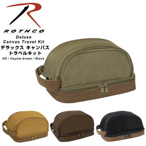 Rothco  ǥå ȥ٥륭å ع¤ Rothco Deluxe Canvas Travel Kit 1854 ȥ٥Хå ХåХå ȥ٥ݡ ͵ ¤ ֥ ӥå 4 ȥ꡼ ߥ꥿꡼ ̶ ̳ ȥɥ  ι 