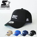 STARTER BLACK LABEL スターター Low CAP ローキャップ 6パネル NYC ニューヨーク メンズ レディース キャップ ユニセックス スケート スケーター ストリート かっこいい おしゃれ 人気 安い ブランド 通勤 通学 買い物 カジュアル メンズライク 人気 レア 春夏 秋冬