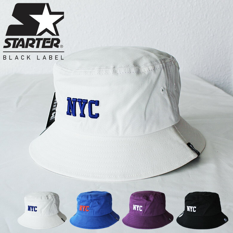 STARTER BLACK LABEL スターター ワンポイント バケットハット HAT LA ロサンゼルス メンズ レディース キャップ ユニセックス スケート スケーター ストリート かっこいい おしゃれ 人気 安い ブランド 通勤 通学 買い物 カジュアル メンズライク 人気 レア 春夏 秋冬