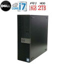 第8世代 DELL Optiplex 5060SF Core i7 8700 メモリ16GB HDD新品2TB office Windows10 Pro 64bit Windows11 対応 中古パソコン デスクトップパソコン デスクトップPC Win10 Win11 4K 対応 0210gR 10243997