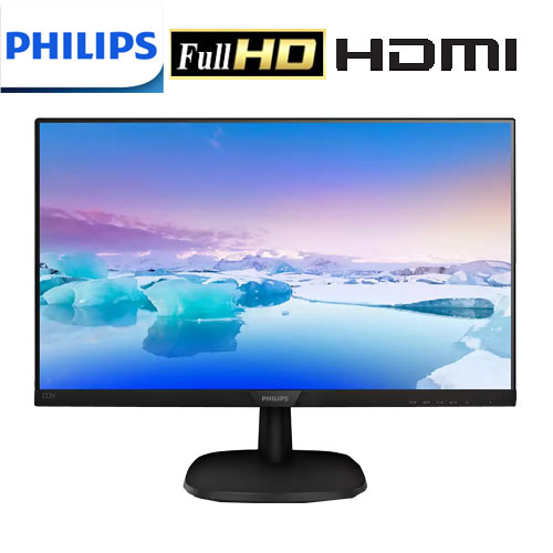 液晶モニター 中古 フィリップス 223V7Q Philips 21.5インチ ワイド ディスプレイ フレ－ムレス フルHD HDMI VESA 22インチ R-t-23w-3 10249242