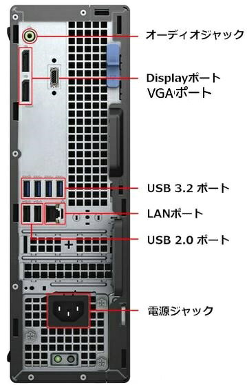 美品 デスクトップパソコン Windows11 Pro デル DELL Optiplex 7080 SF 10世代 Core i7 メモリ16GB 32GB 新品M.2SSD 256GB 512GB 1TB office付き 中古パソコン PC Win11 中古 4K対応 5080 3080 オフィス2024搭載モニタセット可 i5 12世代 ゲ－ミング 0170a 商品画像3