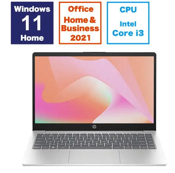 新品 ノートパソコン HP 14-ep0000 ナチュラルシルバー 806X9PA-AAAM [14.0型 /Windows11 Home /intel Core i3 /メモリ：8GB /SSD：256GB /Office Home and Business 2021