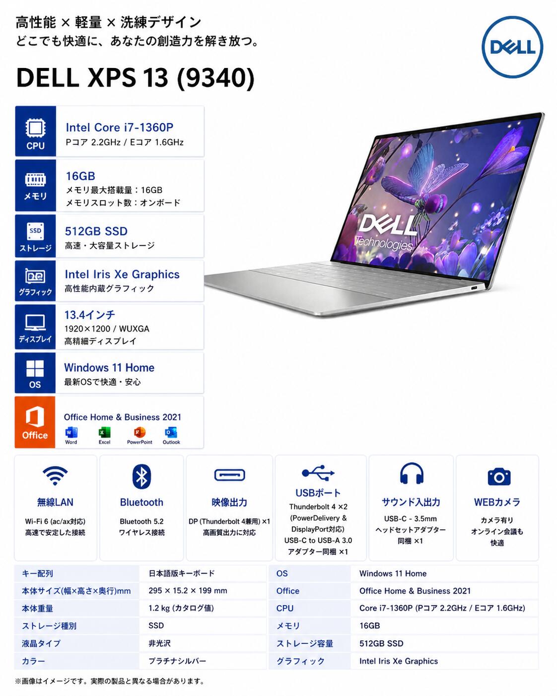 楽天市場】dell xps 13（ノートPC｜パソコン）：パソコン・周辺機器の通販