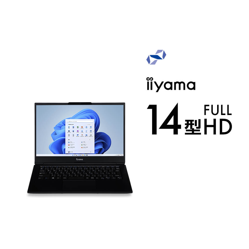 ノートパソコン 新品 14型/Core i3-1315U/8GB/500GB SSD/Windows 11 BTOのサムネイル