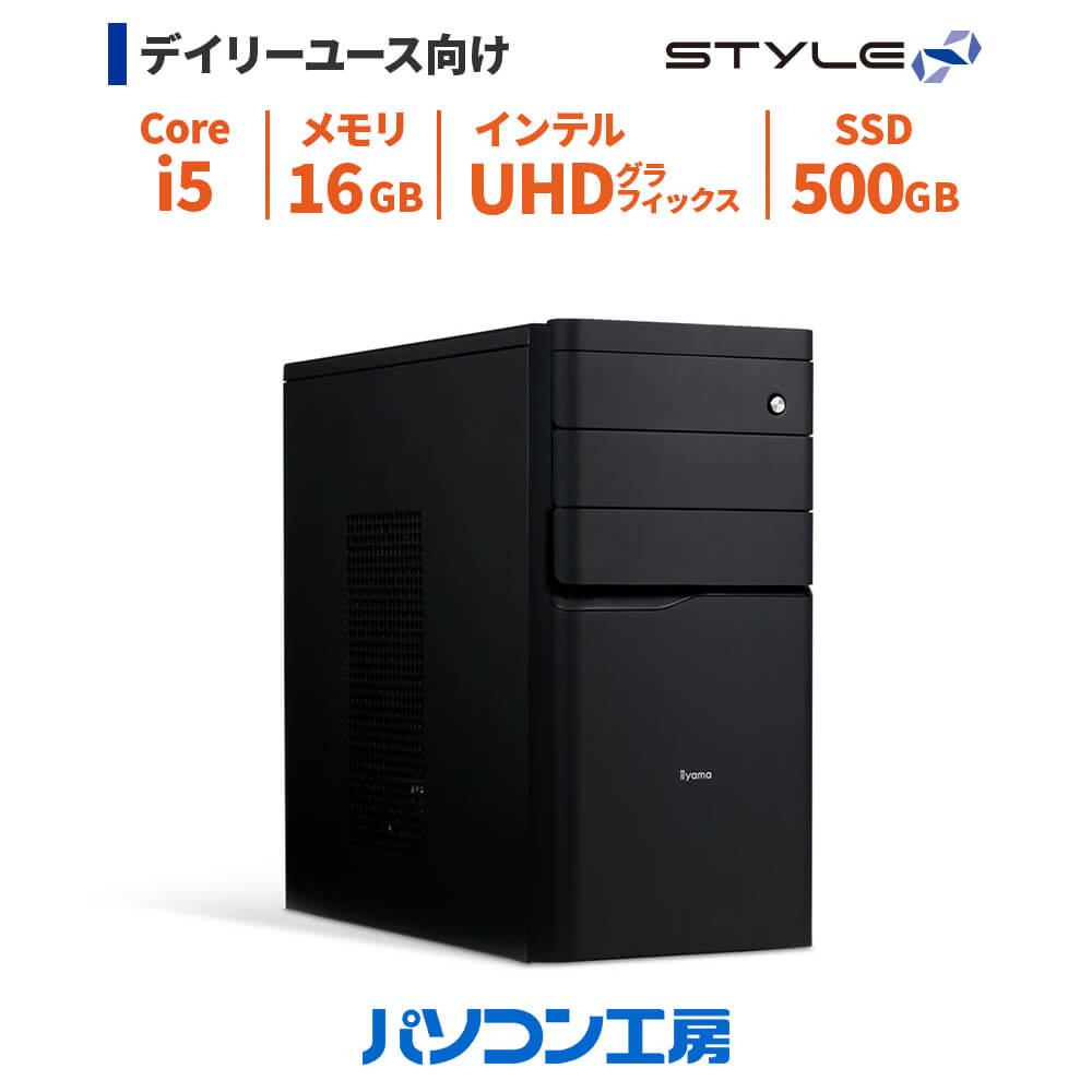 ǥȥåץѥ  Core i5-12400/16GB/500GB SSD/Windows 11 BTO