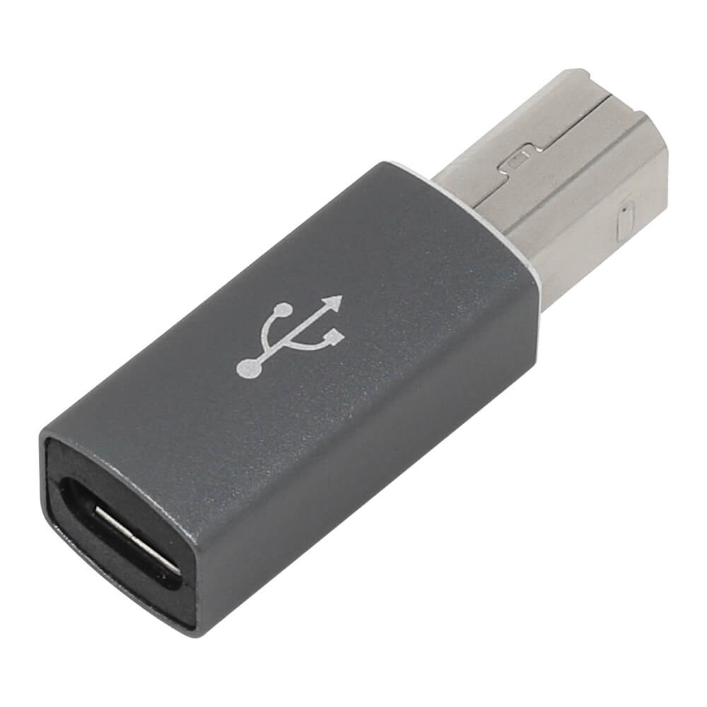 USB2.0変換アダプタ Cメス - Bオス■特徴 USB Type-C (USB-C) ケーブルをType-B搭載のデバイスに接続できます。(逆方向の接続には対応しません。) [1] MIDIキーボード/ヘッドフォンアンプ/プリンタ/シングルボードコンピュータなどに好適です。 手持ちのUSBケーブルを有効活用できます。 Type-C搭載のPC/スマートフォン/タブレットにプリンタなどType-B搭載機器を接続できます。 5.1kΩの抵抗を実装し、1.5A超の過電流を防ぎます。 ■仕様 USB 2.0/1.1規格対応 最大データ転送速度: 480Mbps (理論値) コネクタ形状 パソコン側: USB 2.0 Type-C メス/周辺機器側: USB 2.0 Type-B オス カラー: シルバー サイズ: 約W12.2×D38.2×H10.3mm (コネクタを除くD26mm) ご注意 製品は汎用品であり、全ての組み合わせにおいて動作を保証するものではありません。 [1] 変換アダプタなどを併用して、Type-B側をホスト (パソコン/スマートフォン) に接続すると正常動作しません。 USB PD (Power Delivery) には対応していません。 DP-Altモードには対応していません。 本製品はコネクタを変換させているだけで、Type-Cが対応する機能をType-Bでも使えるようにはしません。DP-Altモードに対応しないので、DP/HDMI出力はできません。U20CB-FMADタイプUSB2.0変換アダプタ商品説明Type-B搭載のMIDIキーボード・ヘッドフォンアンプ・プリンタ・シングルボードコンピュータなどに好適です最新情報につきましてはメーカーHPにてご確認くださいませ。◆◆ご注文前に必ずご確認ください◆◆・製品デザイン及び付属品・色・仕様等は予告なく変更される場合があります。(例:チップ配列含む基盤デザイン、色合い、マニュアルDL化など)・ご注文時や出荷時に仕様の指定はお承り致しておりません。(例:チップ構成やBIOSのリビジョンなど)・仕様変更に伴う交換、ご返品につきましてはお受けできません・万が一初期不良が発生した場合は交換・返品等の対応をさせていただきます。 対応保証期間が過ぎた場合は原則、有償修理扱いとなりますのでご注意下さい。・対応機種間違いなどの返品・交換には一切応じられません。予めよくご確認の上お求めください。・メーカー製/ブランドPCへの取付けに関しましては弊社にて動作保証が出来ませんので自己責任にてお取り付けください。・製品特性上、随時仕様詳細が変更する場合もございます。最新情報はメーカーサイトを必ずご確認下さい。・同一商品多数ご要望の方はご注文前に予めご連絡頂きますようお願いいたします。・商品開封後の返品はご遠慮頂いておりますので予めご了承くださいませ。・ご予約・お取寄せ商品等は入荷後随時配送となりますので、着日指定はご遠慮下さい。