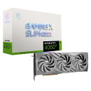 MSI GeForce RTX 4060 Ti GAMING X SLIM WHITE 16G GeForce RTX 4060 Ti 搭載 グラフィックスカード その1