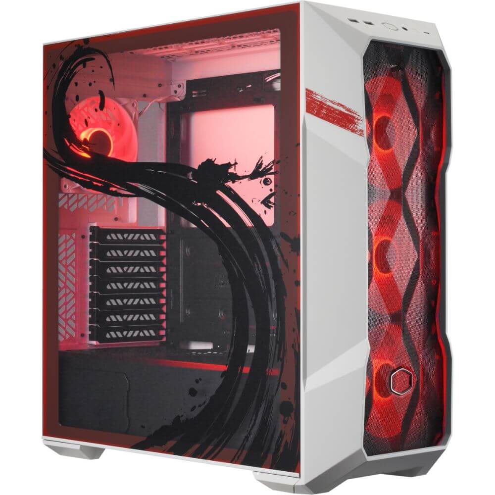 COOLER MASTER MasterBox TD500 Mesh V2 SF6 Ryu TD500V2-WGNN-SRY 「リュウ」モデル ミドルタワーケース