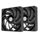 Thermaltake TOUGHFAN 12 Pro Black PC Cooling Fan 2 Pak CL-F159-PL12BL-A 120mmTCY 2t@pbN