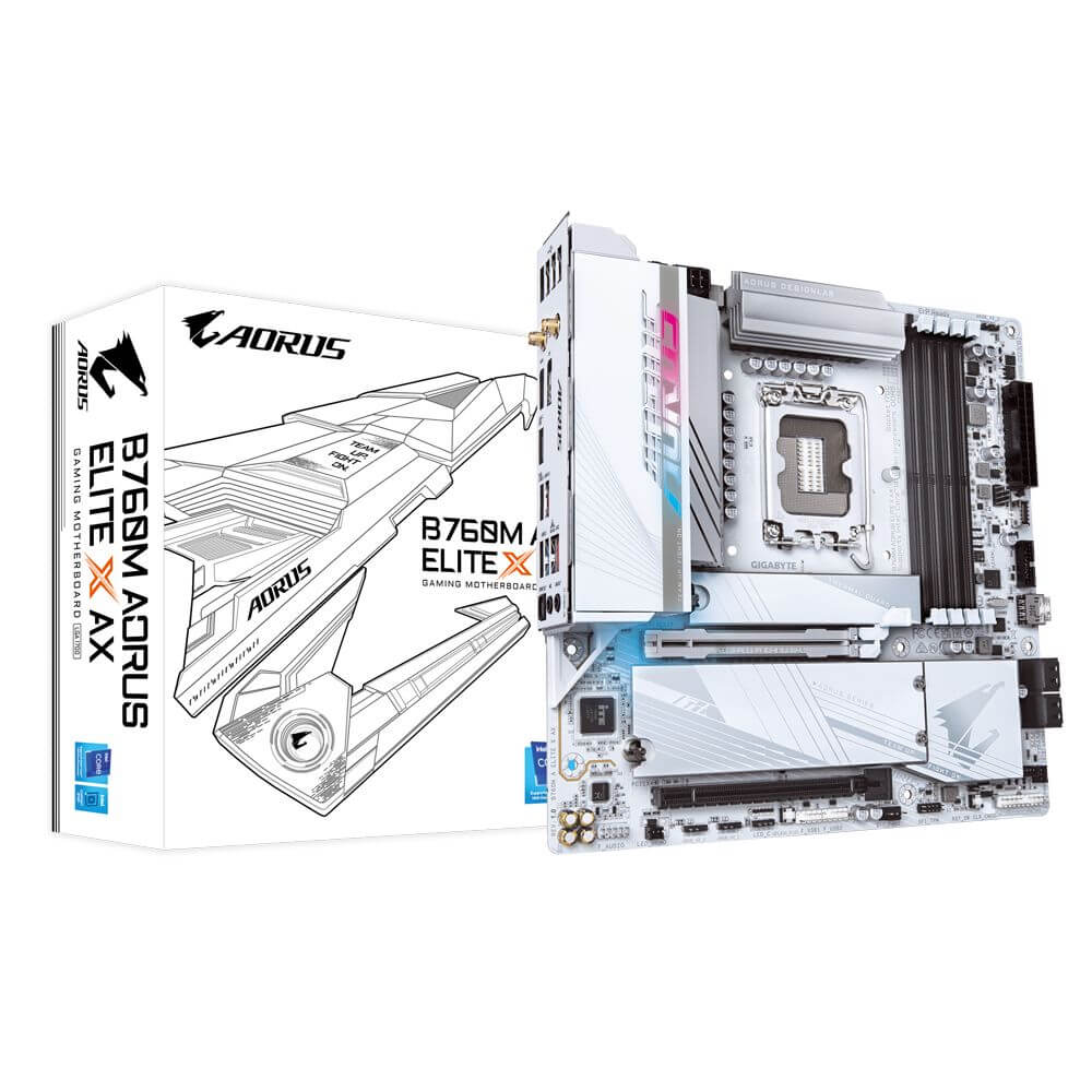 GIGABYTE B760M AORUS ELITE X AX インテル Core プロセッサー(第14世代)対応MicroATXマザーボード