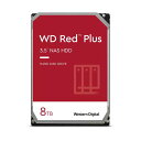 Western Digital WD80EFPX WD Red Plus NASpn[hfBXNhCu 3.5C` SATA HDD 8TB