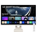 LG 27SR50F-W 27C` tHD(1920~1080) webOS ɕ֗ȃRt X}[gj^[