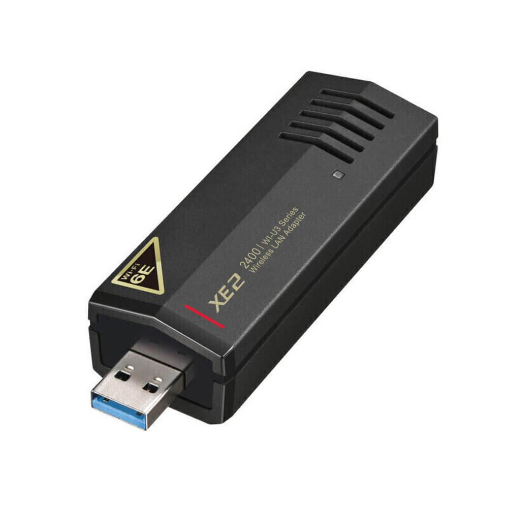 BUFFALO WI-U3-2400XE2 Wi-Fi 6E USB 3.2 Gen 1 接続対応 無線LANアダプタ
