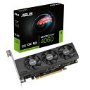 ASUS RTX4060-O8G-LP-BRK GeForce RTX 4060 搭載 ロープロファイル対応 グラフィックスカード