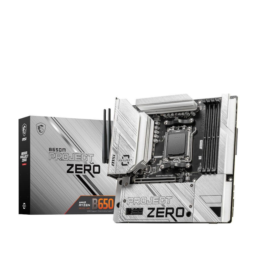 楽天パソコン工房 楽天市場店MSI B650M PROJECT ZERO AMD B650チップセット搭載MicroATXマザーボード PROJECT ZEROシリーズ