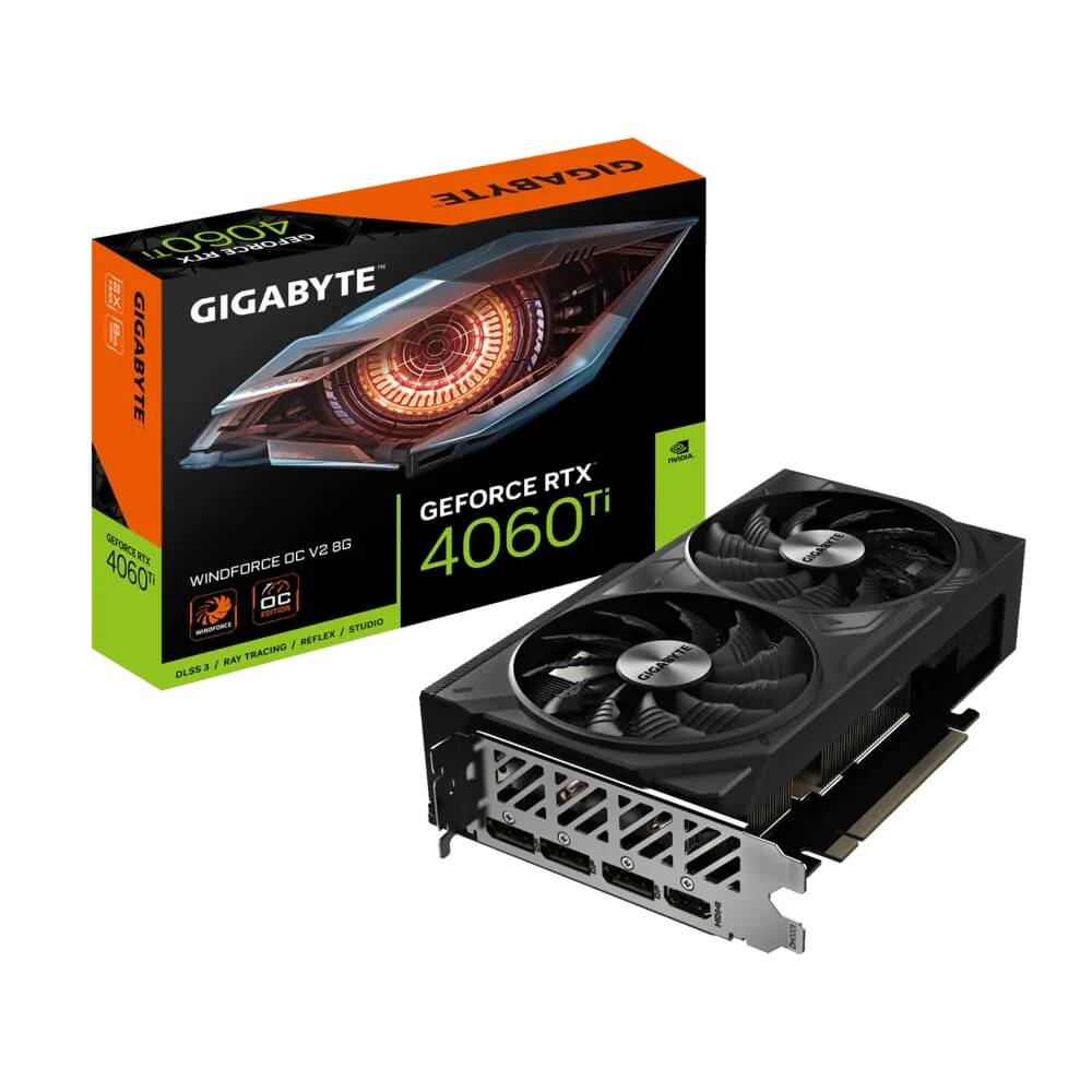 GIGABYTE GeForce RTX 4060 Ti WINDFORCE OC V2 8G GV-N406TWF2OCV2-8GD GeForce RTX 4060 Ti  եå