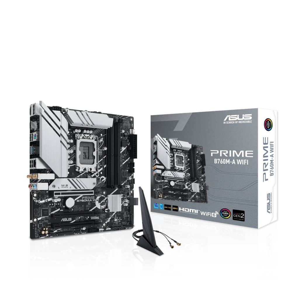 ASUS PRIME B760M-A WIFI (パソコン工房限定モデル) インテル Core プロセッサー(第14世代)対応MicroATXマザーボード