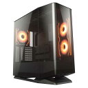 COUGAR FV270 RGB Black CGR-58M6B-RGB パノラマデザイン ARGBファン4基標準搭載・高エアフローミドルタワーケース ブラック(2)