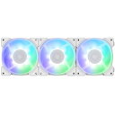 IN WIN Lynx LN120P ケーブルレスで連結可能なモジュラー型 静音型120mm ARGBファン・ホワイトモデル3個パック(2)