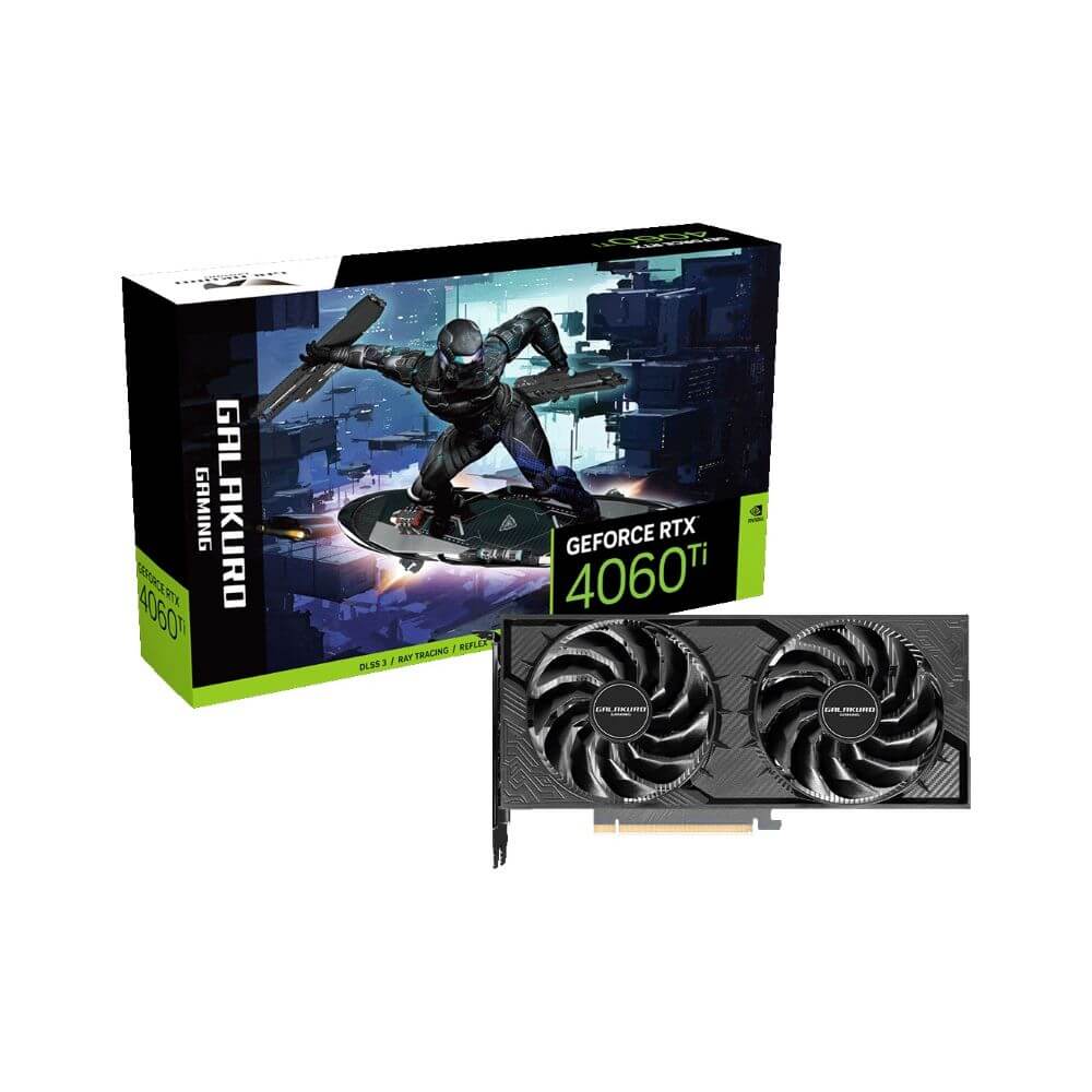 玄人志向 GG-RTX4060Ti-E8GB/OC/DF2 RTX4060Ti GDDR6 8GBメモリ搭載VGA