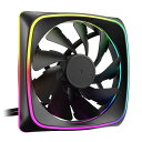 Sharkoon SHARK Lights RGB PWM Black モジュール式フレーム設計 3層イルミネーション 500~1700RPM PWM対応 120mm冷却ファン