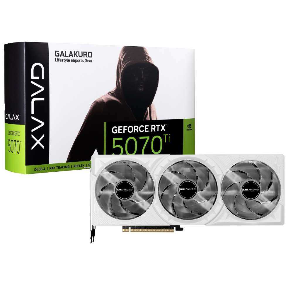 玄人志向 GK-RTX5070Ti-E16GB/WHITE/TP NVIDIA GeForce RTX 5070 Ti搭載 グラフィックスカード