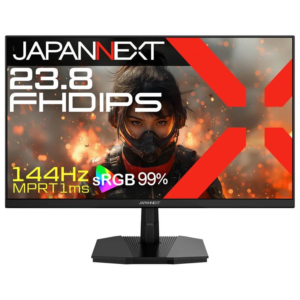 JAPANNEXT JN-IPS238G144UF (パソコン工房限定モデル) 144Hzリフレッシュレート対応 ゲーミングモニター