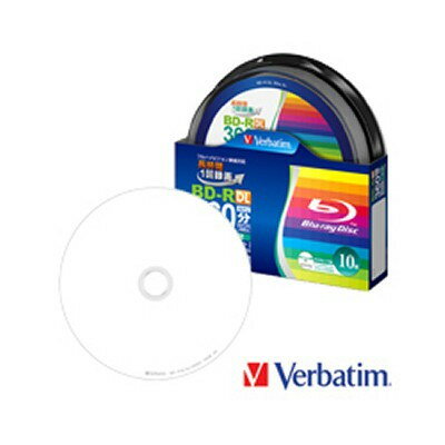 Verbatim VBR260YP10SV2 10枚入/録画用BD-R DL/50GB 片面2層 1-4倍速対応/記録メディア