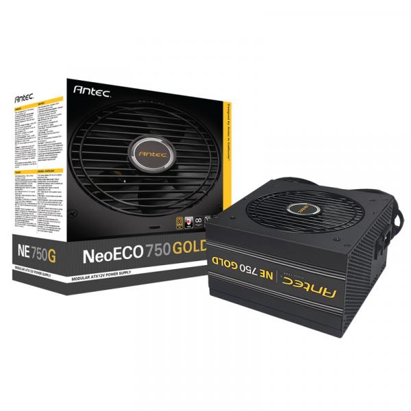 Antec NE750 GOLD 750W PC電源 80PLUS GOLD認証 NeoECO GOLDシリーズ/奥行140mm