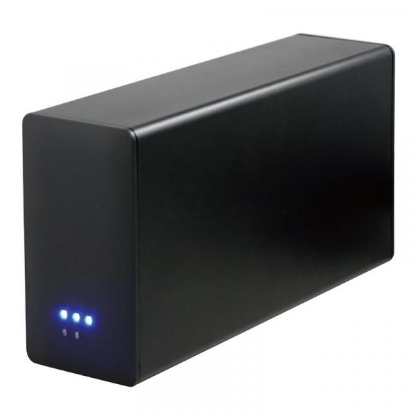 UNITCOM 3.5インチSATAHDD2台搭載可能。USB3.0接続ドライブケース ( UNI-RAID35U3-BLACK ) (パソコン工房限定モデル)