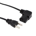 アイネックス ACP-05L-BK AC電源ケーブル 極細L型タイプ 0.5m(2)