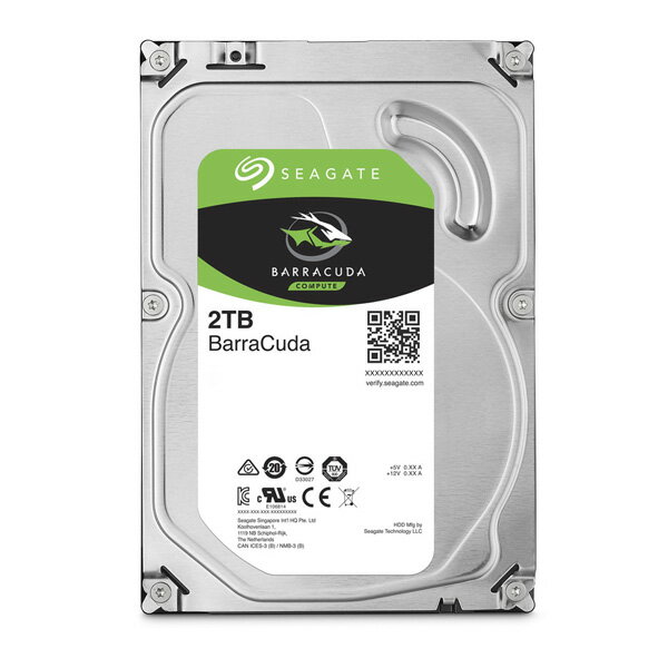 Seagate ST2000DM008 2TB/3.5インチ/7200rpm/SATA Barracuda/内蔵用3.5インチハードディスク 7,200rpmの高速モデル【バルク品】