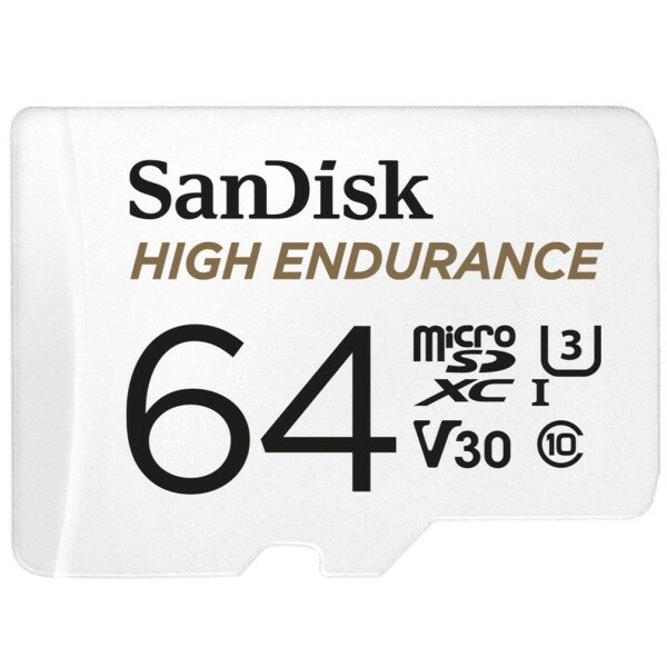 SanDisk SDSQQNR-064G-GN6IA 64GB microSDXCJ[h High Endurance microSDJ[hV[Y COpbP[Wi