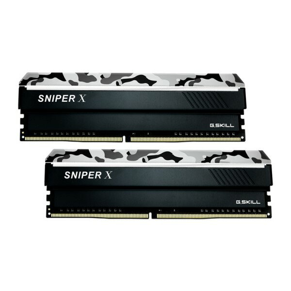 G.SKILL F4-3200C16D-16GSXWB DDR4-3200/8GB x2枚 デスクトップ用メモリ Sniper X シリーズ