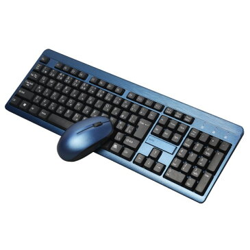 FREEWAY WL-KB01BL と WL-M01BL ブルー ワイヤレスキーボード と ワイヤレスマウス セット