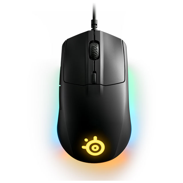 【Gaming Goods】steelseries Rival 3 /62513 有線 ゲーミングマウス 高耐久マテリアルを使用