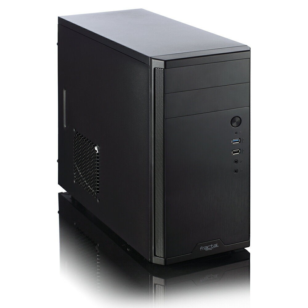 Fractal Design Core 1100 FD-CA-CORE-1100-BL コンパクトながら高い拡張性を備えたマイクロタワー型PCケース