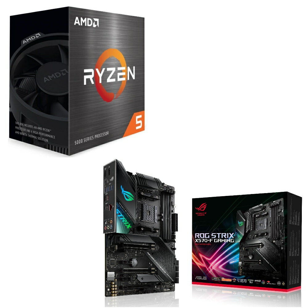 PCパーツ, その他  AMD Ryzen 5 5600X BOX ASUS ROG STRIX X570-F GAMING 