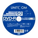 UNITCOM 16倍速対応 録画用 DVD-Rメディア 50枚 ( UNI-C12WP16X50 ) 16倍速対応 録画用 DVD-Rメディア 　50枚