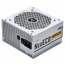 Antec NE850G M White 80PLUS Gold認証取得 高効率高耐久フルモジュラー電源ユニット 850W　White