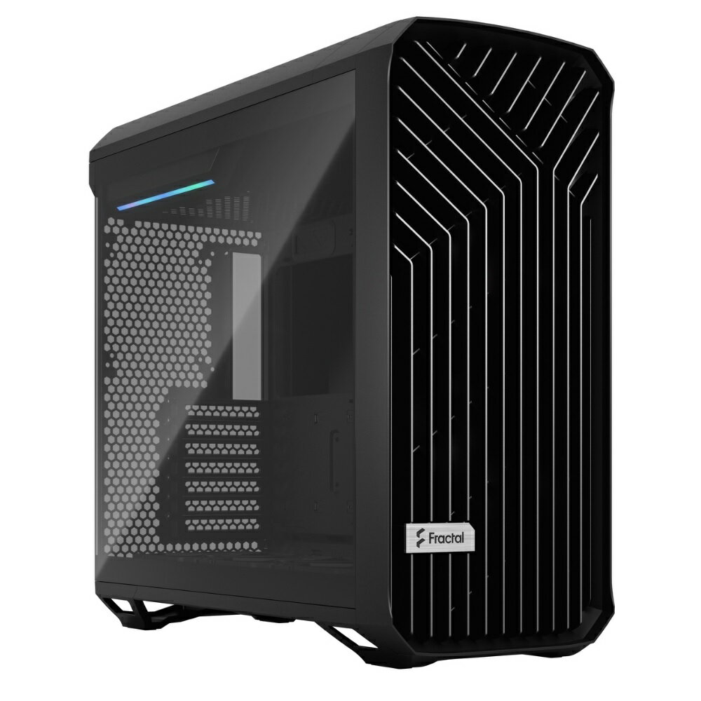 Fractal Design Torrent Black TG Light Tint FD-C-TOR1A-01 強化ガラスサイドパネルと柔軟性に優れた拡張性 フルタワー型PCケース