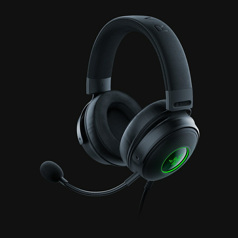 【Gaming Goods】Razer Kraken V3 RZ04-03770200-R3M1 高音質なオーディオとクリアなマイクを搭載した 有線ゲーミングヘッドセット