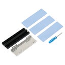 アイネックス BA-HM02 M.2 SSD用高性能ヒートシンク・工具セット ヒートシンク装着にはネジ不要 マザーボード固定用ドライバー付き(2)