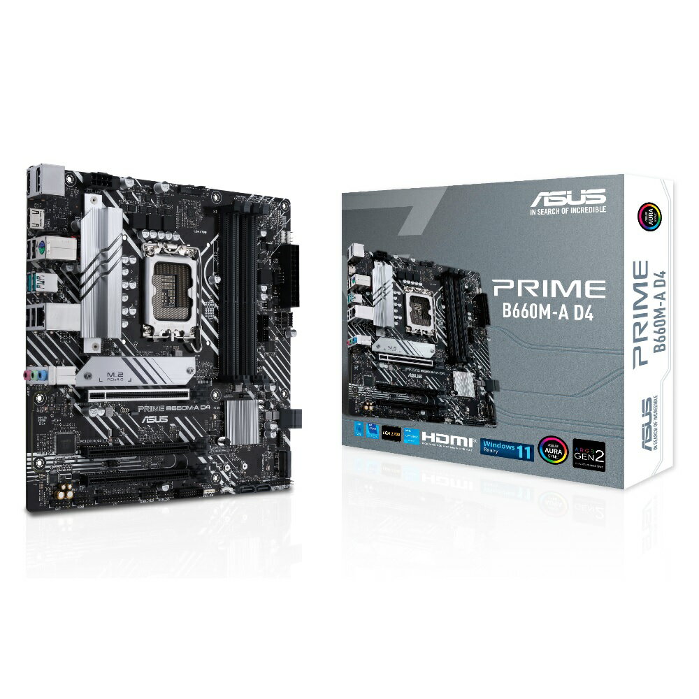 ASUS PRIME B660M-A D4 Intel 第12世代Coreプ