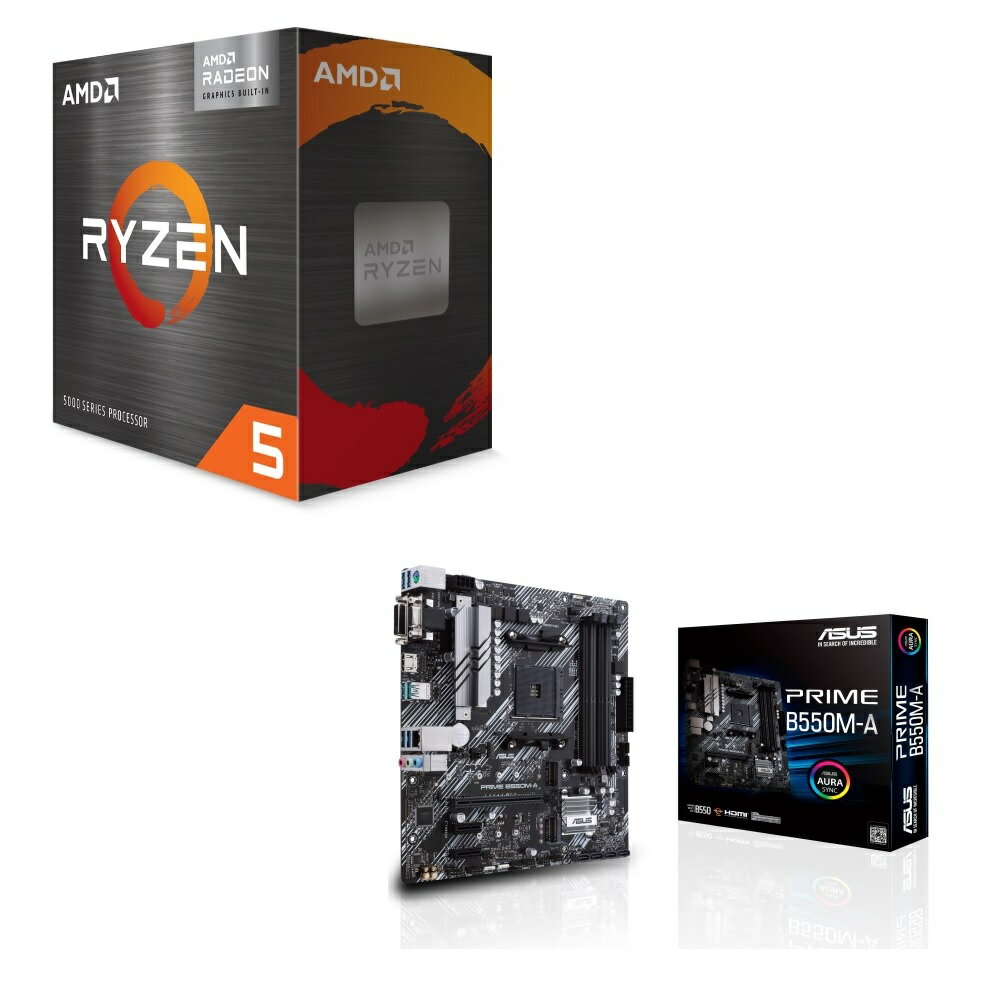 PCパーツ, その他  AMD Ryzen 5 5600G BOX ASUS PRIME B550M-A 
